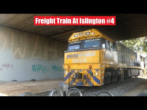 Freight Train At Islington #4 - Very Long Video