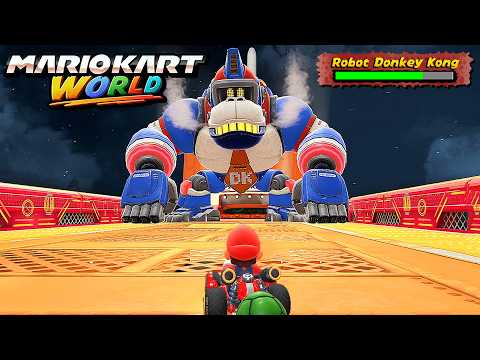Mario Kart World - Robot Donkey Kong Boss Fight [4K]