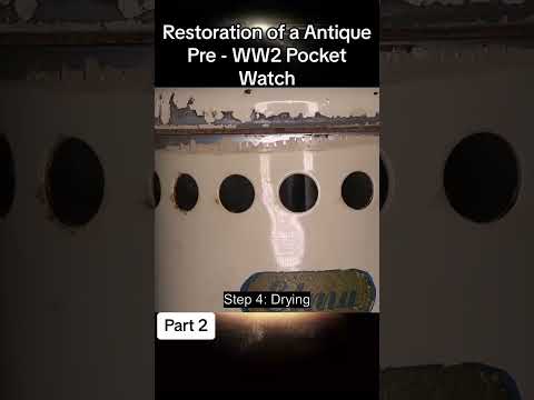Restoration of a Antique Pre   WW2 Pocket Watch #restoration #watch #clock #restorationclock
