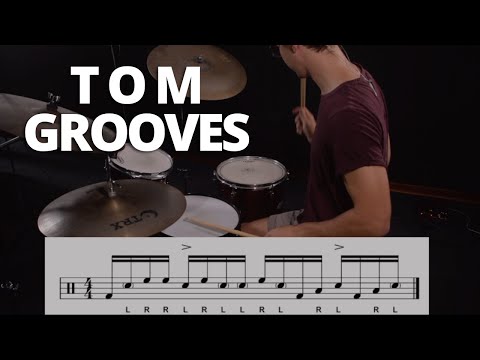 3 Tom Grooves - Quick Drum Lesson
