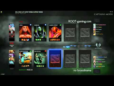 Team YP vs ROOT Game 2 - ESL One NY NA Qualifier - @TobiWanDOTA @RyuUboruZDotA