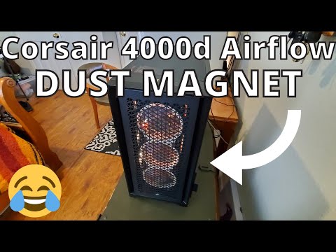 Corsair 4000d Airflow plus 9 Noctua Fans - DUST MAGNET
