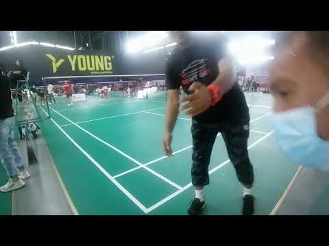 KUAN BADMINTON OPEN: BOYS SINGLE 14 SEMI FINALS                   SAHREESWAN VS WONG MENG FONG