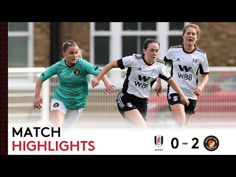 Fulham Women 0-2 Ebbsfleet United Women | LSE Regional Premier | Long Range Strikes The Difference