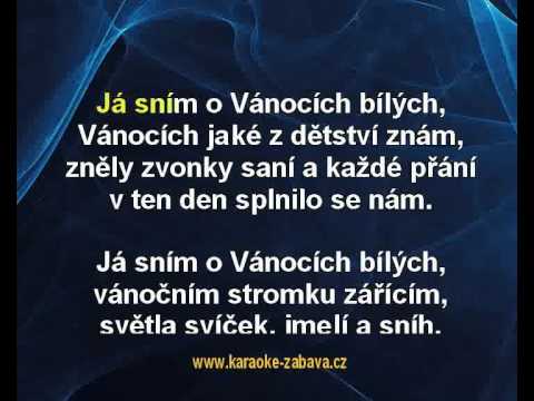 Karaoke klip Bílé vánoce - Karel Gott