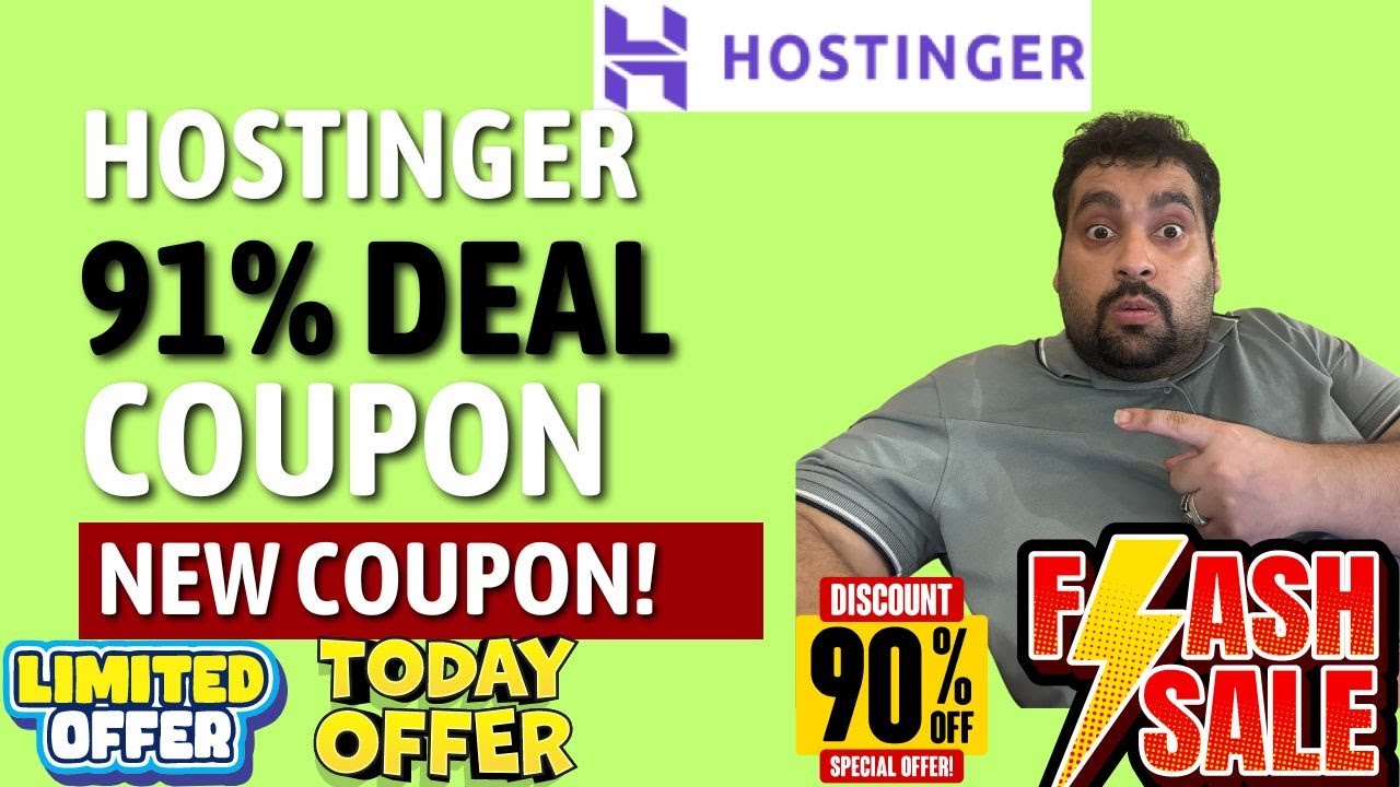 Hostinger Coupon Code 2024 - 91% Discount Guide
