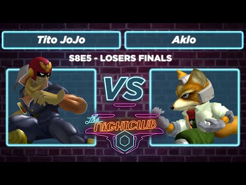 The Nightclub S8E5 - Tito JoJo vs Aklo - Losers Finals SSBM