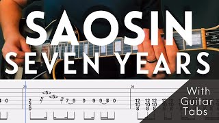 Saosin- Seven Years Cover (Guitar Tabs On Screen)