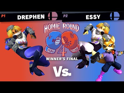 Drephen (Sheik) vs essy (Sheik/Fox) - Homie Round 4