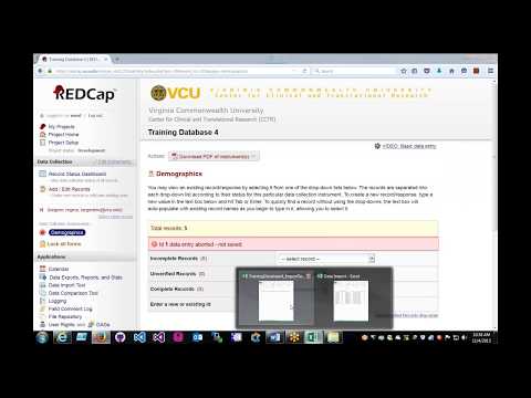 REDCap Data Import Tool