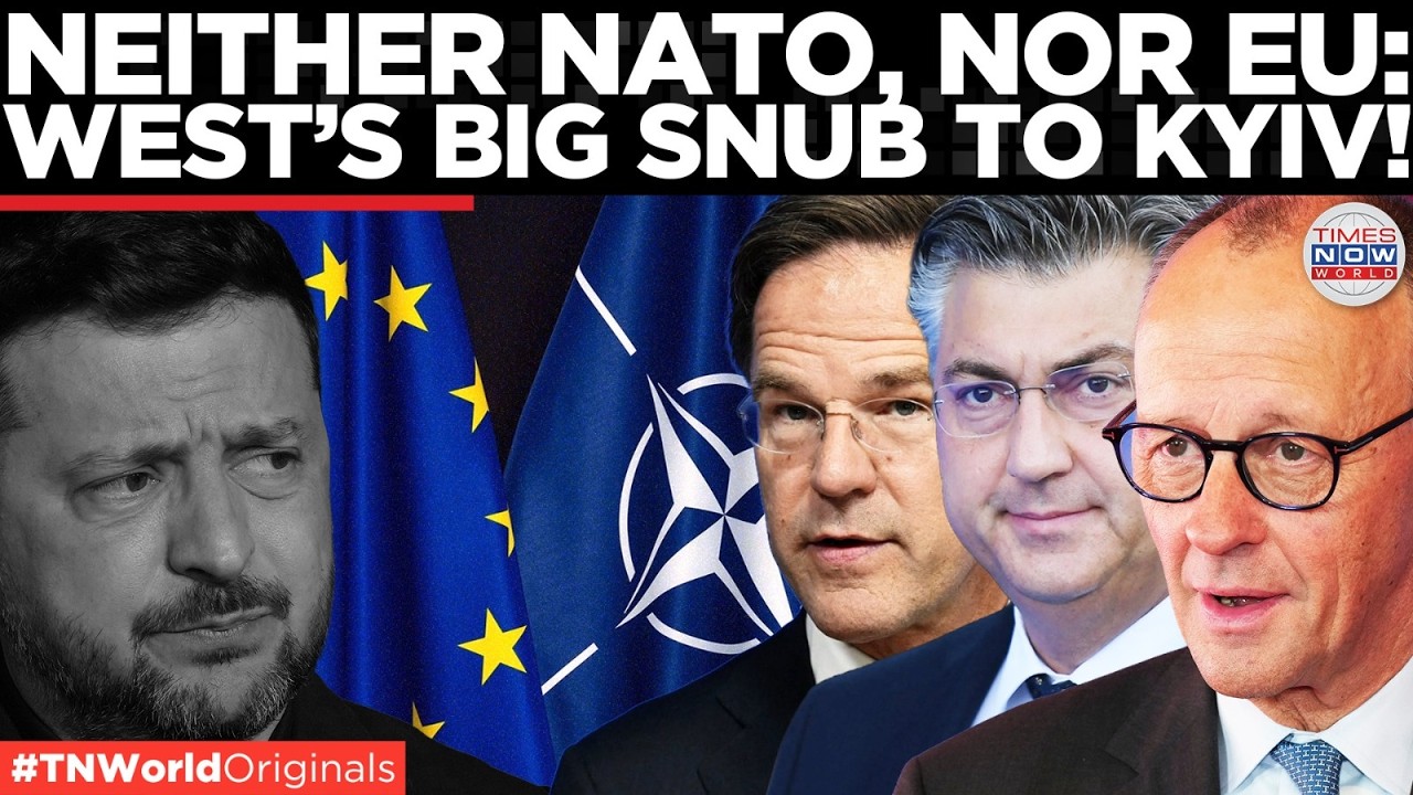 EU DREAM CRASHED: Europe, NATO Reject Immediate Entry For Ukraine| Times Now World
