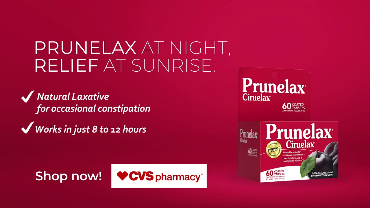 Prunelax Ciruelax Natural Laxative Regular Tablets, 60 Count