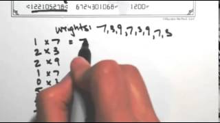 Valid Bank Routing Number