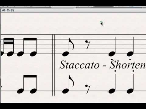 Staccato And Legato Explained!