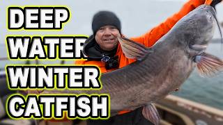 Blue Catfish Caught in Lake Norman's Deepest Waters