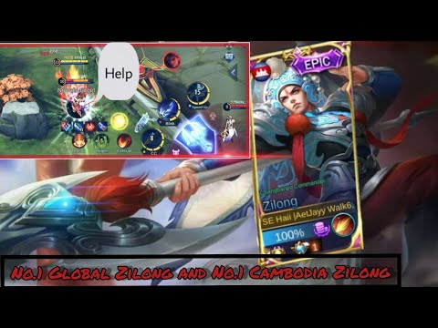 Zilong Full Game Play | Top 1 Cambodia Zilong 🤯  Mobile Legend | Help Subscribe My Channel 🙏❤️:)