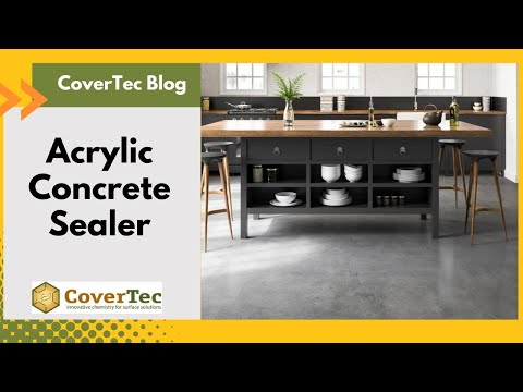 Acrylic Concrete Sealer | Indoor & Outdoor - FAQ Video by CoverTec Products