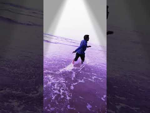 My friend RAVIRAJ MATHE enjoying at Ganpati pule Beach