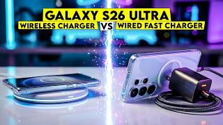 Galaxy S26 Ultra Wireless Chargers vs Wired Fast Chargers🔥 – Which One is Truly Faster?