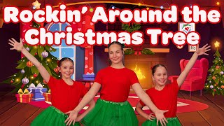 Rockin' Around the Christmas Tree Dance Song for Kids 🎄 Easy Choreography to Dance Along With