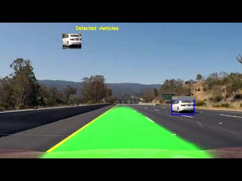 Lane detection using CNN algorithm with Vehicle detection | ieee project demo