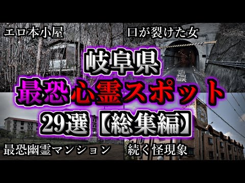 【総集編】危険度MAX！恐ろしい心霊スポット２９選【岐阜編】｜ゆっくり解説