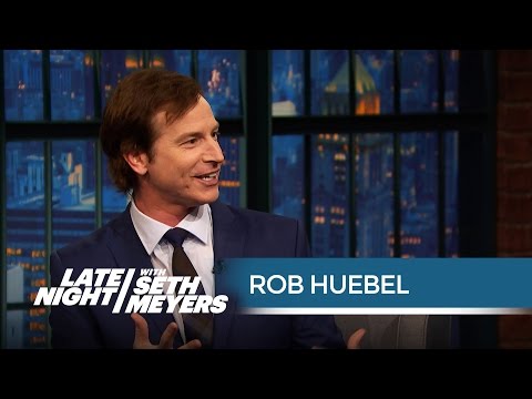 Rob Huebel on the Time Chevy Chase Slapped Him - Late Night with Seth Meyers