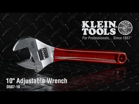Klein Tools 507-10 llave inglesa ajustable de capacidad extra, 10 pulgadas