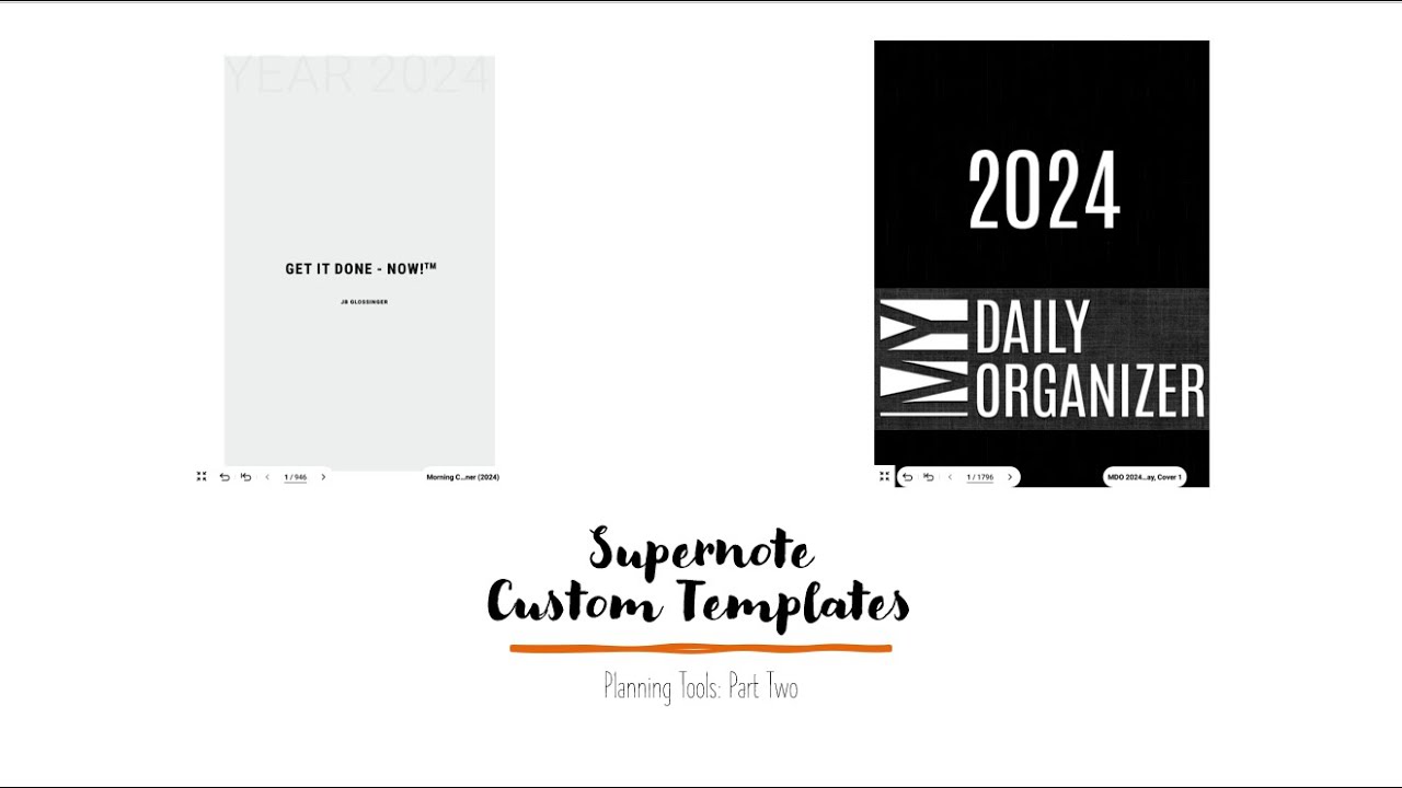 Supernote Custom Templates (Planning Options)