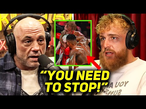 Joe Rogan BEGS Jake Paul to RETIRE After Anthony Joshua KNOCKOUT Loss..
