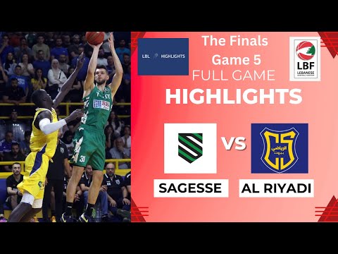 AL Riyadi vs Sagesse Full Game Highlights LBL Finals Game 5 2023-2024