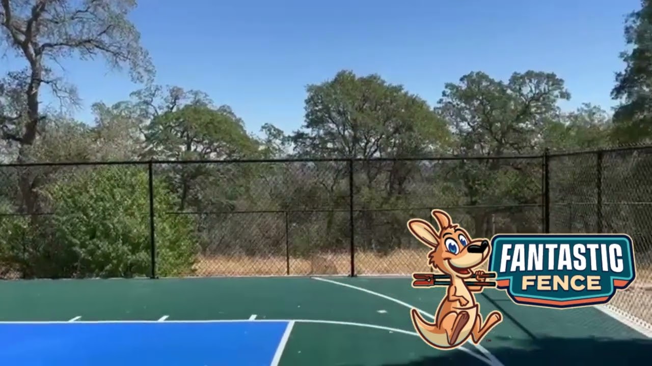 Tennis Court Chain-Link Fence