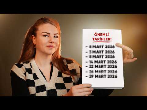 TEK TEK YAZDIM! MART 2026 ÖNEMLİ TARİHLER!