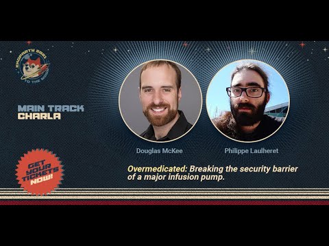 Breaking the security barrier of a major infusion pump ▪ D. McKee & P. Laulheret ▪ Ekoparty 2021