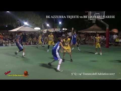3°/4°Q BK AZZURRA TRIESTE vs BK DAVERIO 15/07/2017 - 14° Torneo dell'Adriatico 2017