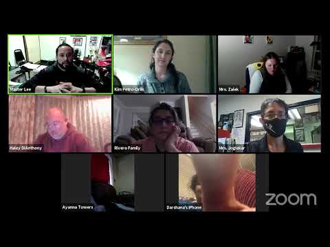 Parents' Zoom Meeting 1/29/21