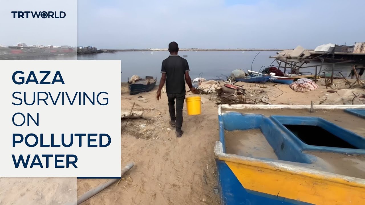 Displaced Palestinians in Gaza face acute water crisis