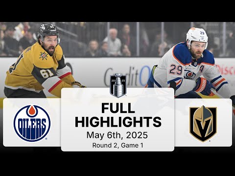 NHL Playoff Highlights | Oilers vs. Golden Knights | Gm 1 | May 06, 2025