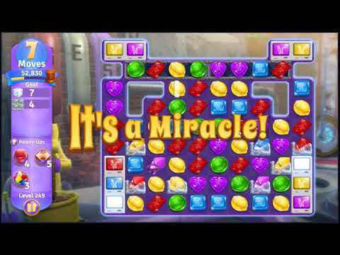 Wonka's World of Candy Level 249 - NO BOOSTERS + FULL STORY 🍫 | SKILLGAMING ✔️