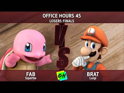 Office Hours #45 - Losers Finals - Fab (Squirtle) vs Brat (Luigi)