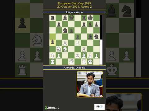 Dimitris Alexakis vs Erigaisi Arjun | European Club Cup 2025 | Round 2