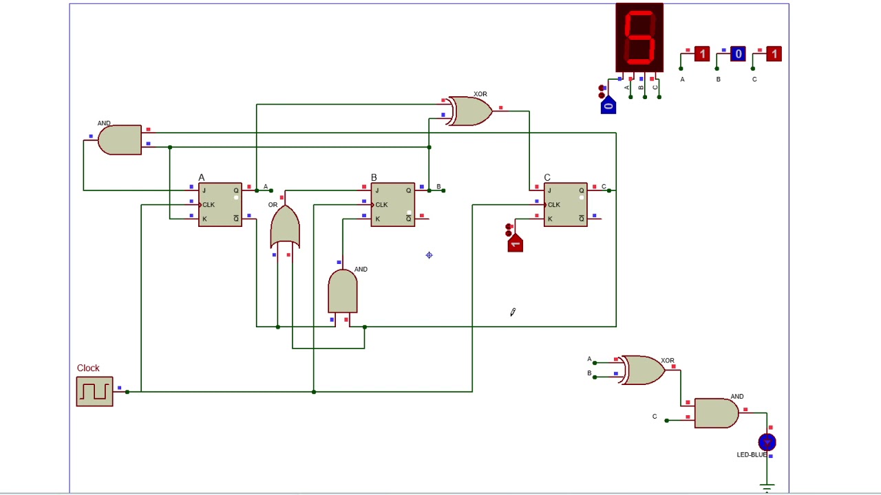 Atividade 2 - Circuitos Digitais - Contador de 2 a 6.