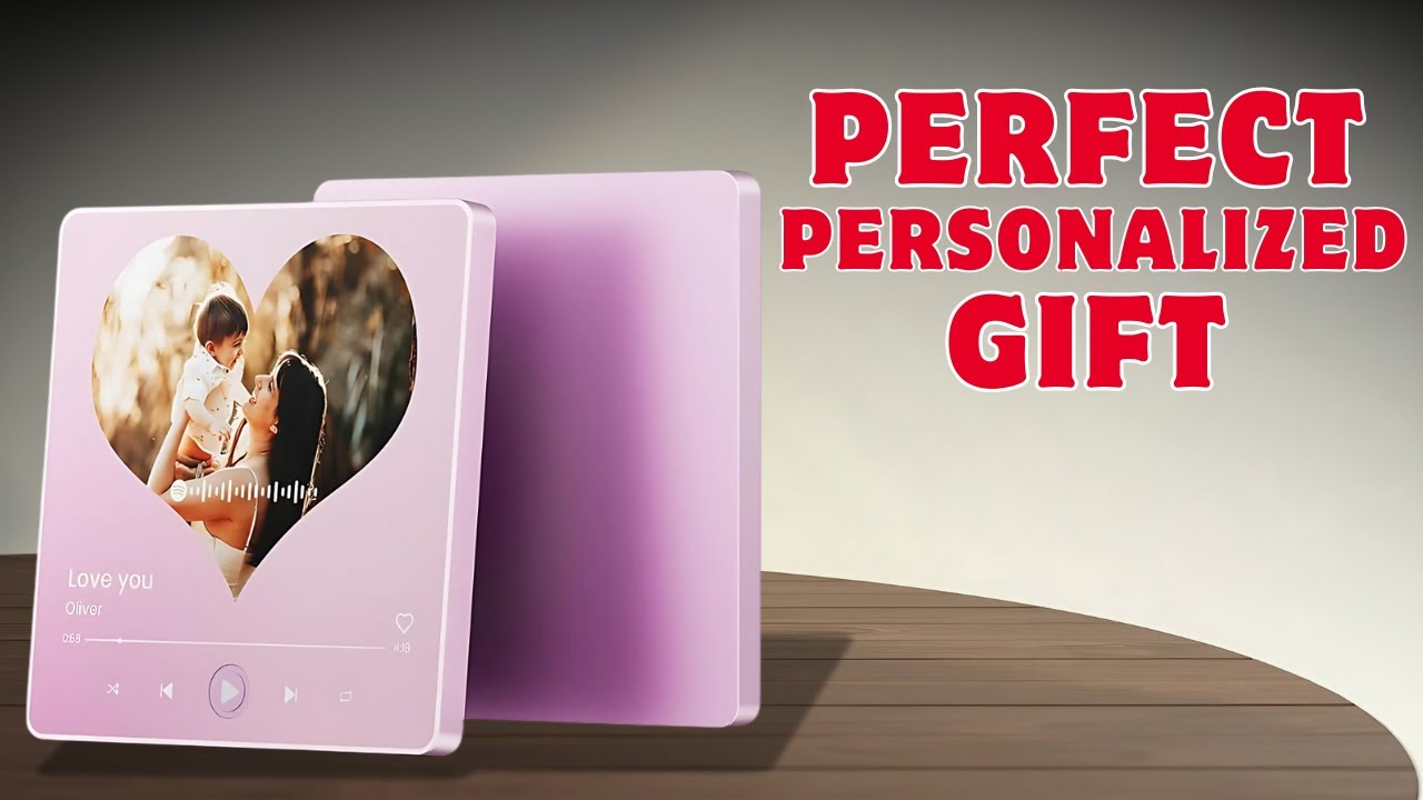 Custom Music Fridge Magnet With Your Photo & Song! | Unique Gift Idea Review + Demo 🎵🧲