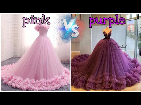 ❤pink vs purple💜 | girly challange |