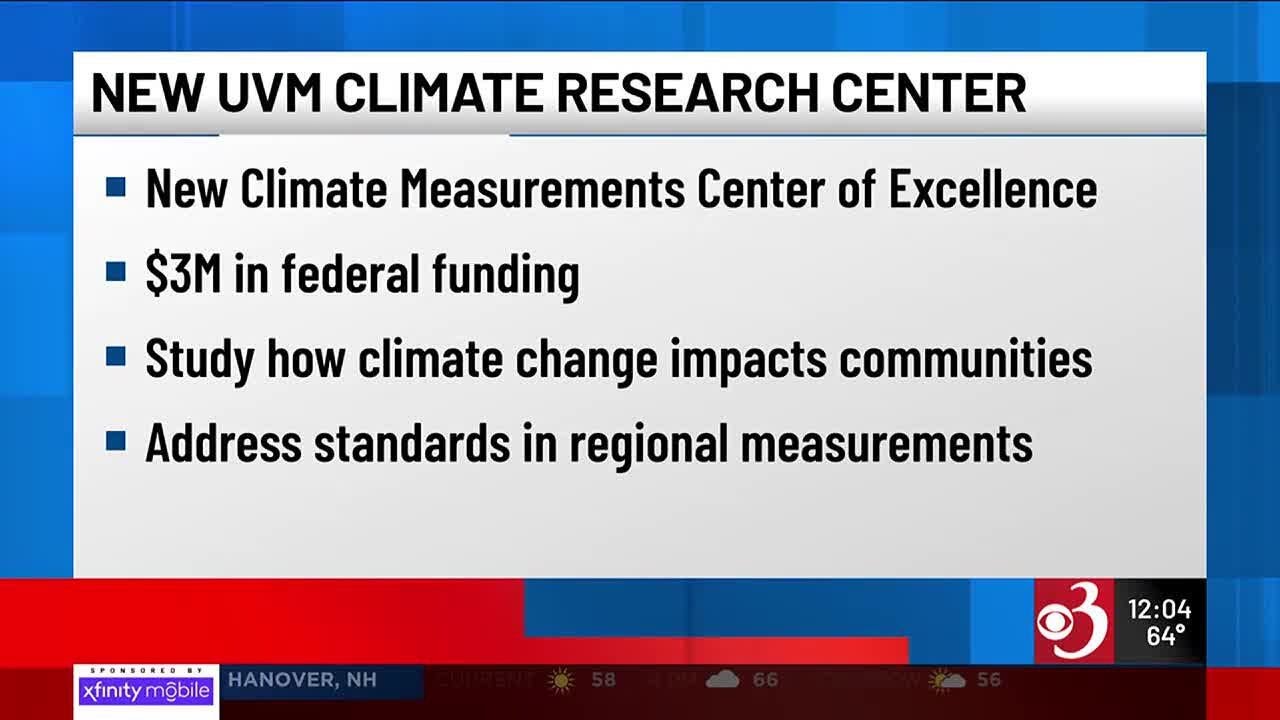 UVM awarded $2.7M for new climate research center