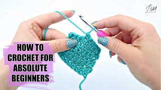 How to crochet for absolute beginners | step by step crochet | learning to crochet