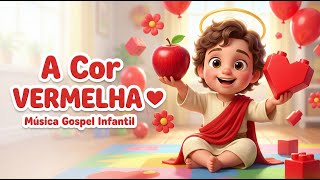 A Cor VERMELHA ❤️ | Música de Aprender Cores | BIBLIATOON