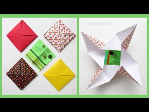 Wie man einen Origami-Umschlag faltet - Menko :: Sobre Cuadrado