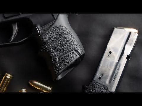 Hogue Rubber Grip Extension Base Pads for SIG SAUER P365 Series Magazines: Installation Demo