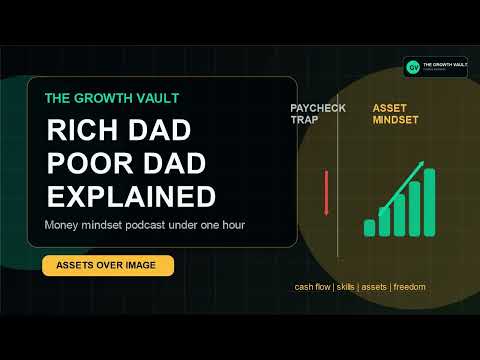 Thumbnail for Rich Dad Poor Dad Explained | Money Mindset Podcast | The Growth Vault by Vault